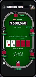 ACR mobile app view